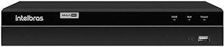 intelbras Dvr Gravador Digital 8 canais Mhdx 1208 Com Detecção Inteligente, preto