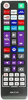 Controle remoto universal para todas as TVs Roku (JVC/RCA/Philips/Element/LG/TCL e mais), Roku Box/Player/Express, Bose Wave I/II/III/IV e Apple 1/2/3 Gerações [NÃO serve para Roku Stick]
