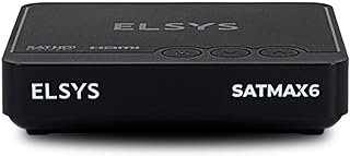 Receptor Digital de TV via satélite, Full HD, com gravador, Bivolt, Entrada USB (Fotos, Músicas e Vídeos), Elsys, ETRS72 – Satmax 6
