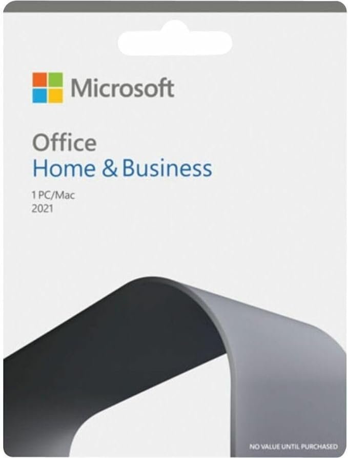 Microsoft Office 2021 Home & Business – Pacote de caixa – 1 PC/Mac