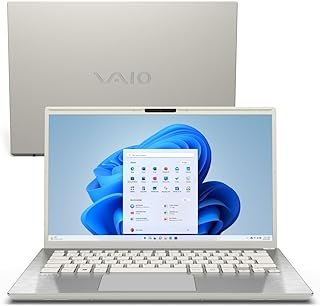 Notebook VAIO F14 12ª gen Intel Core i7 16GB 512GB SSD, 14” Full HD Antirreflexo, Windows 11 Home, Warm White, Desbloqueio Facial e Digital, Teclado Retroiluminado – B0911W