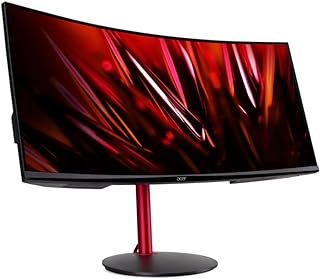 Monitor Gamer Acer Nitro XZ342CU Tela de 34”curva com raio de 1500 mm QuadHD 165Hz 1ms HDR400 Recurso Picture in Picture Proporção 21:9 Ultra Wide