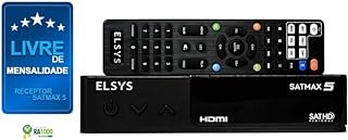 Receptor Digital de TV via satélite, Full HD, com gravador, Bivolt, Entrada USB (Fotos, Músicas e Vídeos), Elsys – ETRS70