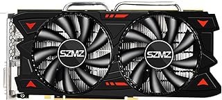 Placa de Vídeo rx 580 8gb DDR5,Placa Gráfica de Vídeo Com Ventilador Duplo de 256 Bits para AMD Radeon RX 580 Series para Mineração e Jogos