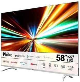 Smart TV 58” Philco PTV58G7PAGCSBL Android TV 4K Led