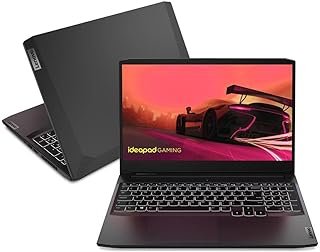 Lenovo 82MJ0001BR – Notebook ideapad Gaming 3 R7-5800H, 8GB 256GB SSD PCIe GTX 1650 4GB 15.6