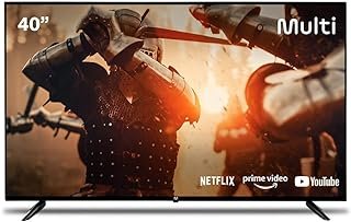 Tela 40 Pol. FHD, Smart E Wifi Integrado, Sistema Android, Dolby Audio, Google assistente, loja de app, HDMI + USB + RJ45 + AV Multilaser – TL045