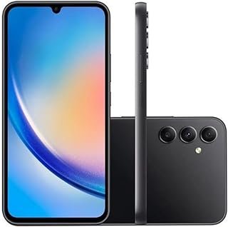 Smartphone Samsung Galaxy A34 5G Octa-Core Tela Infinita 6,6 Polegadas 128GB 6GB RAM