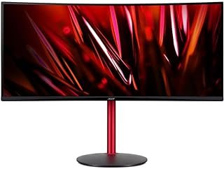 Monitor Acer Gamer 34 Curvo Va Qhd 180hz 350nits Hdr Xz342cu