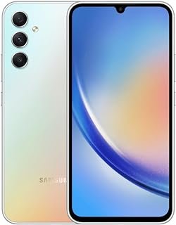 Samsung Galaxy A34 128GB 5G Tela 6.6” Dual Chip 6GB RAM Câmera Tripla de até 48MP + Selfie 13MP Bateria de 5000mAh – Prata