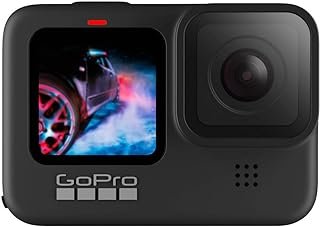 Câmera GoPro HERO9 Black à Prova D’água com LCD Frontal, Vídeo em 5K, Foto de 20 MP, Transmissão Ao Vivo em 1080p, Webcam, Hypersmooth 3.0