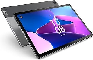 Lenovo Tab M10 Plus (3ª geração) – 2022 – Bateria de longa duração – FHD de 10 polegadas – Câmera frontal e traseira de 8 MP – Memória de 4 GB – Armazenamento de 128 GB – Android 12 ou posterior