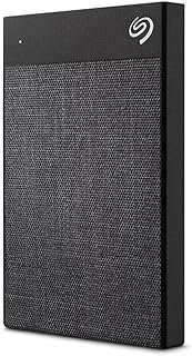 Seagate Disco rígido externo Ultra Touch HDD 2TB – USB 3.0 USB-C preto, 1 ano Mylio Create, plano de fotografia e serviços de resgate da Adobe Creative Cloud (STHH2000400)