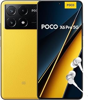 Smartphone Xiaomi POCO X6 Pro 5G 12GB+512GB NFC Dimensity 8300-Ultra 64MP triple camera 67W 120Hz AMOLED Global Version (Amarelo)
