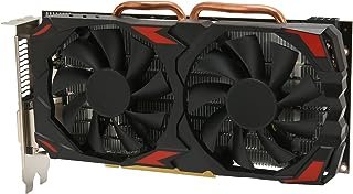 Placa gráfica para jogos RX 580, Dual Fan 256bit 8GB GDDR5, resolução 4K de saída de 60Hz, 16 placas gráficas para jogos PCI Express 3.0 para Home Office