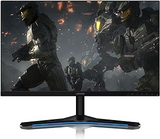 Lenovo Monitor de jogos Legion Y27q-20 – 27 polegadas QHD – 165 Hz – AMD FreeSync Premium – Certificado de luz azul – Suporte ajustável de inclinação/giração/pivô/altura – HDMI e DP e USB