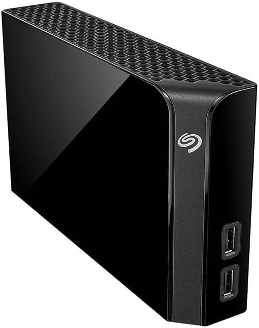 Disco rígido Seagate Backup Plus Hub 8 TB Desktop com serviços de recuperação de dados de resgate