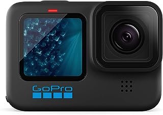 GoPro HERO11 Black – Câmera de ação à prova d’água com vídeo 5.3K60 Ultra HD, fotos de 27 MP, sensor de imagem de 1/1,9 polegada, transmissão ao vivo, webcam, estabilização