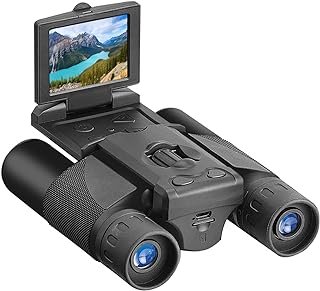 Namolit Binóculos de câmera digital 2.0 polegadas LCD 8X Zoom digital telescópio de gravação de fotos de vídeo