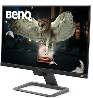 BenQ EW2480 Monitor de computador premium 24 polegadas 1080p 75 Hz FHD IPS com alto-falante embutido, HDRi, HDMI, tecnologia Freesync, cuidado com os olhos e tela de ponta a ponta