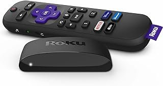 Roku Express – Streaming player Full HD. Transforma sua TV em Smart TV. Com controle remoto e cabo HDMI incluídos.