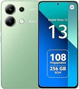 Smartphone Xiaomi Redmi Note 13 6GB+128GB Global Version Powerful Snapdragon® performance 120Hz FHD+ AMOLED display 33W fast charging with 5000mAh battery (Green)