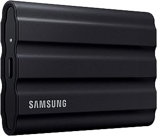 SAMSUNG T7 Shield 2 TB, SSD portátil, até 1050 MB/s, USB 3.2 geração 2, resistente, resistente à água e poeira IP65, para fotógrafos, criadores de conteúdo e jogos, unidade de estado sólido extenal