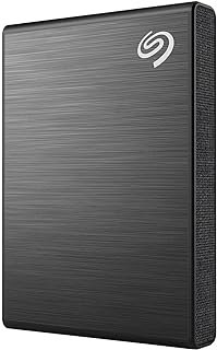Seagate SSD externo portátil One Touch SSD de 1 TB – preto, velocidades de até 1030 MB/s, assinatura Mylio Photo+ de 6 meses, plano de backup e serviços de resgate do Dropbox de 6 meses (STKG1000400)