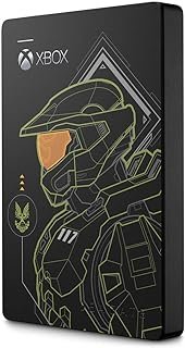 Seagate Game Drive para Xbox Halo – Disco rígido externo portátil Master Chief LE 2TB – USB 3.2 Geração 1 projetado para Xbox One, Xbox Series X e Xbox Series S (STEA2000431)