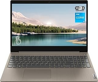 Laptop Lenovo Ideapad 3 2022, tela sensível ao toque HD de 15,6 polegadas, processador Intel Core i3-1115G4 de 11ª geração, 12GB de RAM DDR4, 512GB PCIe NVMe SSD, HDMI, Webcam, Wi-Fi 5, Bluetooth, Windows 11 Home, amêndoa