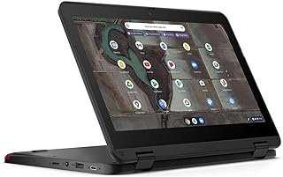Lenovo Chromebook 500e Gen 3 82JB0001US tela sensível ao toque de 11,6 polegadas Rugged 2 em 1 Chromebook – HD – 1366 x 768 – Intel Celeron N5100 Quad-core (4 núcleos) 1,10 GHz – 4 GB de RAM – 32 GB de memória flash – Cinza – Int