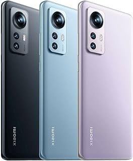 Xiaomi 12 5G + 4G LTE 256GB + 8GB Snapdragon® 8 Gen 1 Global Unlocked 50MP Pro Grade Camera (Não para Verizon Boost At&T Cricket Straight) + (c/Fast Car Charger Bundle) (Azul)