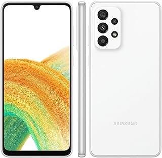 Galaxy A-33, 5 G, 128 Gb, Dual – Sm-A336Mzwlzto, Branco, Quadriband, Samsung Celular