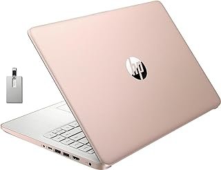 HP Stream Laptop BrightView HD de 14 polegadas, Intel Celeron N4120, 4 GB de RAM, 64 GB de armazenamento, gráficos Intel HD, webcam 720p, Office 365 de 1 ano, dourado, Win 11 S, cartão USB Hotface de