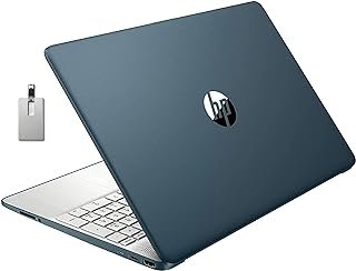 HP Laptop empresarial FHD de 15,6 polegadas, processador AMD Ryzen 5-5500U, 16 GB de RAM, SSD PCIe de 512 GB, placa de vídeo AMD Radeon, webcam HD, Bluetooth, Wi-Fi, HDMI, Win 11, azul, cartão USB