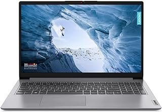 Lenovo IdeaPad 1 15IAU7 15,6 polegadas Full HD Laptop, Intel Core i5-1235U 1,3GHz, 8GB RAM, 256GB SSD, Windows 11 Home, Cloud Gray