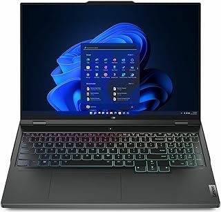 Lenovo Notebook para jogos Legion Pro 7 16IRX8H 40.6 cm WQXGA 240Hz, Intel Core i9-13900HX 2,2GHz, 32GB RAM, SSD de 1TB, NVIDIA GeForce RTX 4090 16GB, Windows 11 Home, cinza ônix