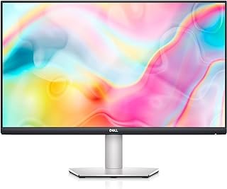 Dell Monitor S2722DC – Tela WQHD de 27 polegadas (2560 x 1440) 75 Hz 4 Ms, AMD FreeSync, alto-falante embutido, conectividade USB tipo C, altura / pivô / rotação / ajuste de inclinação – Prata platina