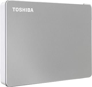 HD Externo Portátil Toshiba 1TB Canvio Flex USB-C,USB 3.0 Prata para PC, Mac e Tablet – HDTX110XSCAA