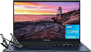 ASUS Laptop Vivobook 15 mais recente de 2024, tela FHD de 15,6 polegadas, 16 GB de RAM, SSD de 1 TB, CPU Intel Core i3-1215U (6 núcleos, até 4,4 GHz), gráficos Intel UHD, Wi-Fi, bateria de longa