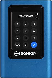 Kingston SSD externo IronKey Vault Privacy 80 960GB | FIPS 197 | XTS-AES 256GB criptografado | PIN de tela sensível ao toque | Proteção de dados segura | IKVP80ES/960G