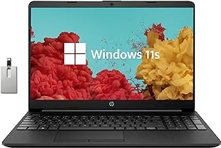 HP Laptop estudantil HD de 15,6 polegadas, Intel Pentium Silver N5030, 32 GB de RAM, SSD PCIe de 2 TB, gráficos Intel UHD, webcam HD, teclado numérico, Wi-Fi 5, Bluetooth, Windows 11, preto, cartão