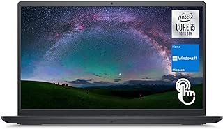 Laptop Dell Inspiron 3511 2022, tela sensível ao toque FHD de 15,6 polegadas, Intel Core i5-1035G1, RAM DDR4 16GB, SSD PCIe de 512GB, leitor de cartão SD, webcam, HDMI, Wi-Fi, Windows 11 Home, preto