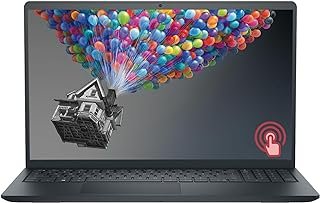 Dell Notebook Inspiron série 3000 3535, tela sensível ao toque FHD de 15,6 polegadas, AMD Ryzen 5 7530U, 16 GB RAM, SSD de 512 GB, webcam, HDMI, Wi-Fi, Windows 11 Home, preto