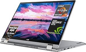 ASUS Laptop Zenbook 2 em 1, tela sensível ao toque FHD de 15,6 polegadas, processador AMD Ryzen 7 5700U (Beats i9-10885H), NVIDIA GeForce MX450, KYB retroiluminado, Harman/Kardon, Wi-Fi Master, Win 11 (8GB RAM | 1TB PCIe SSD)