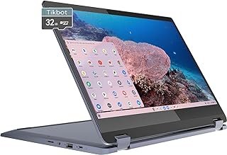 Lenovo Flex3 Chromebook Touchscreen estudantes escolares – 15,6 polegadas FHD IPS, Intel Pentium Silver N6000, USB-C, Wi-Fi 6, leitor de cartão SD, Chrome OS (8 GB RAM | 64 GB eMMC+cartão SD de 32 GB)