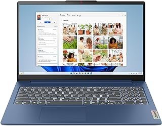 Notebook Lenovo IdeaPad Slim 3 15AMN8 82XQ006RUS 15.6 – Full HD – 1920 x 1080 – AMD Ryzen 5 7520U Quad-core [4 Core] 2,80 GHz – 8 GB RAM total – 8 GB de memória integrada – SSD de 256 GB – Abyss Blue