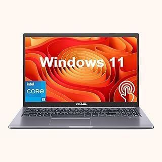 ASUS Laptop Vivobook, tela sensível ao toque FHD de 15,6 polegadas, Intel Core i5-1135G7, 20 GB RAM, SSD PCIe de 1 TB, Webcam, Tipo-C, HDMI, Wi-Fi, Windows 11 Home, cinza