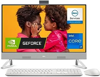 Dell Inspiron 7710 All in One – Tela sensível ao toque FHD de 68.6 cm (1920 x 1080), Intel Core i7-1255U, 32GB DDR4, SSD de 1TB, NVIDIA GeForce MX550, Intel Wi-Fi 6E, Serviços, Windows 11 Pro – Branco