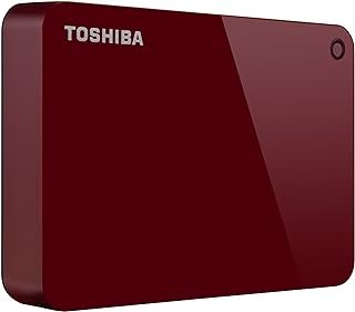 HD Externo Portátil Toshiba Canvio Advance 4TB Vermelho USB 3.0 – HDTC940XR3CA